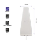 57032, 5G Antenni &quot;Hainevä&quot; 3300-3800 MHz, 30dB Qoltec